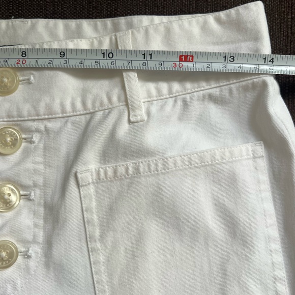Lauren Ralph Lauren White Pants Wide Leg Size 2 Cotton CozyCruise Career Church - Picture 6 of 9